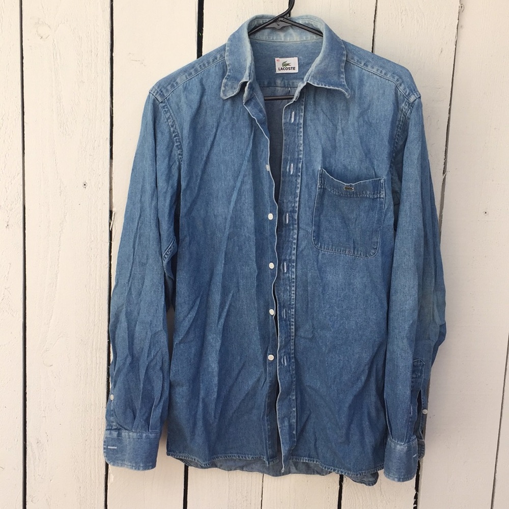 Lacoste Oversized jean shirt